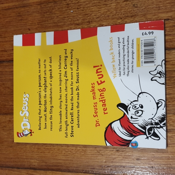 Horton Hears A Who! by  Dr Seuss Childrens Book - Picture 2 of 2